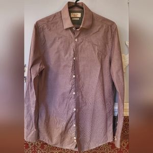 Penguin slim fit long sleeve button-up shirt size small